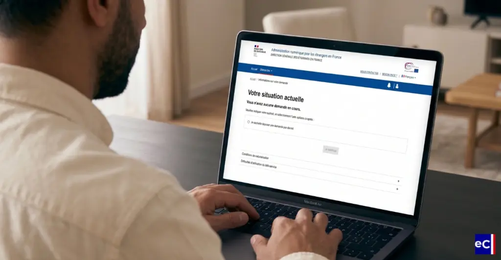 Démarche de Naturalisation par décret sur la plateforme ANEF.